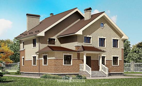 300-004-Л Проект двухэтажного дома, красивый дом из арболита Ковылкино | Проекты домов от House Expert