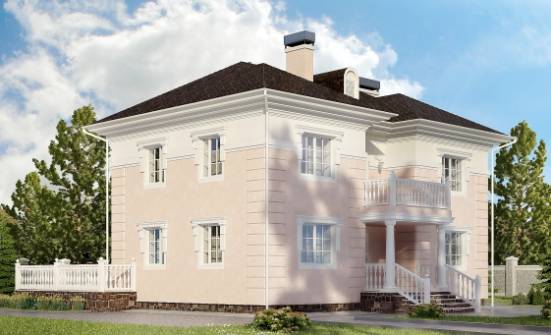 155-005-Л Проект двухэтажного дома, современный домик из арболита Рузаевка | Проекты домов от House Expert