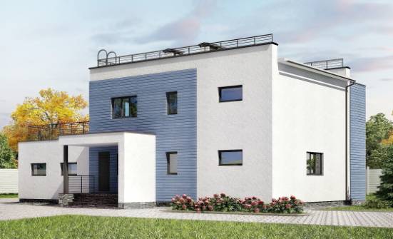180-012-Л Проект двухэтажного дома и гаражом, уютный дом из кирпича Саранск | Проекты домов от House Expert