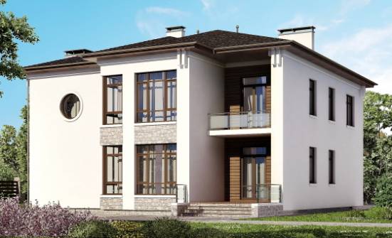 300-005-П Проект двухэтажного дома, уютный загородный дом из кирпича Рузаевка | Проекты домов от House Expert