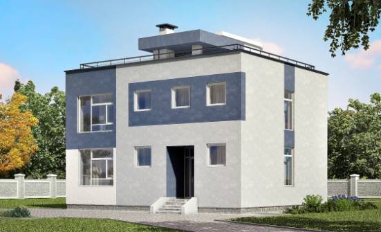 180-005-П Проект двухэтажного дома, просторный загородный дом из газобетона Рузаевка | Проекты домов от House Expert
