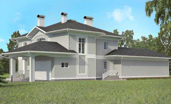 360-001-П Проект двухэтажного дома и гаражом, красивый домик из кирпича Саранск | Проекты домов от House Expert