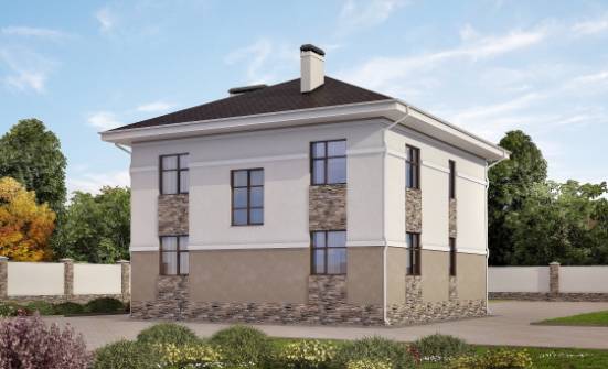 150-014-П Проект двухэтажного дома, уютный коттедж из газобетона Саранск | Проекты домов от House Expert