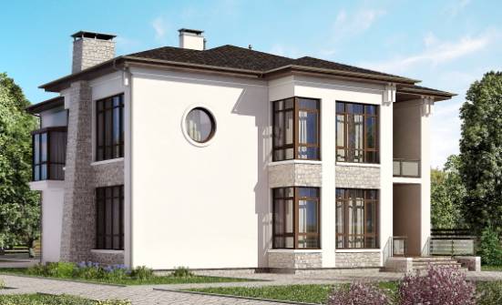 300-005-П Проект двухэтажного дома, уютный загородный дом из кирпича Рузаевка | Проекты домов от House Expert