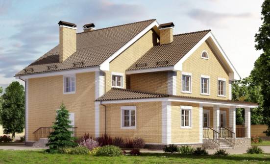 320-003-Л Проект двухэтажного дома, просторный дом из газосиликатных блоков Рузаевка | Проекты домов от House Expert