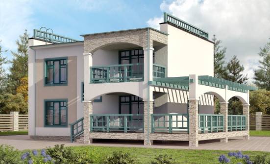 150-010-П Проект двухэтажного дома, классический коттедж из кирпича Саранск | Проекты домов от House Expert