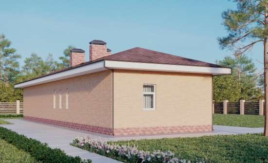 110-006-П Проект бани из арболита Рузаевка | Проекты одноэтажных домов от House Expert