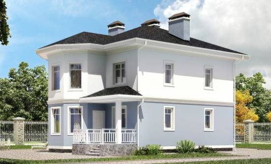 120-001-П Проект двухэтажного дома, недорогой дом из газосиликатных блоков Рузаевка | Проекты домов от House Expert