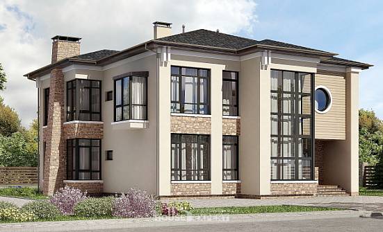 300-005-Л Проект двухэтажного дома, огромный коттедж из кирпича Ковылкино | Проекты домов от House Expert
