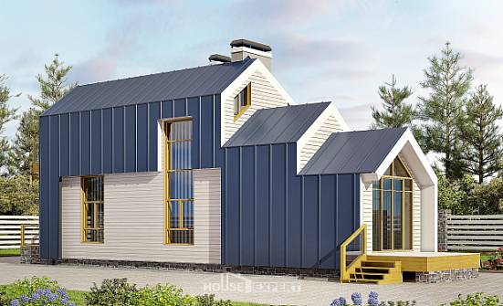 060-006-П Проект двухэтажного дома мансардой, скромный коттедж из бризолита Саранск | Проекты домов от House Expert
