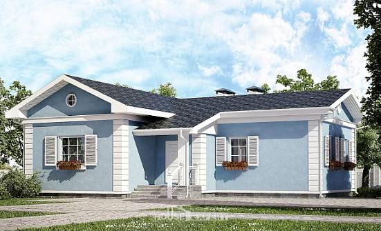 090-004-П Проект одноэтажного дома, экономичный дом из арболита Саранск | Проекты домов от House Expert