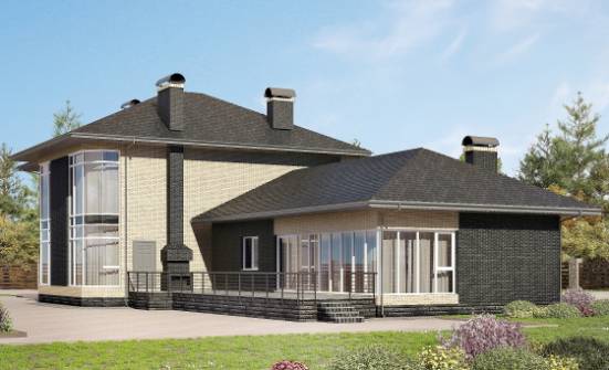 305-003-Л Проект двухэтажного дома, классический домик из поризованных блоков Рузаевка | Проекты домов от House Expert