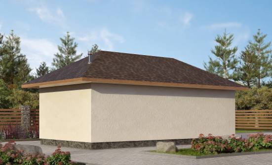 040-001-П Проект гаража из блока Рузаевка | Проекты домов от House Expert