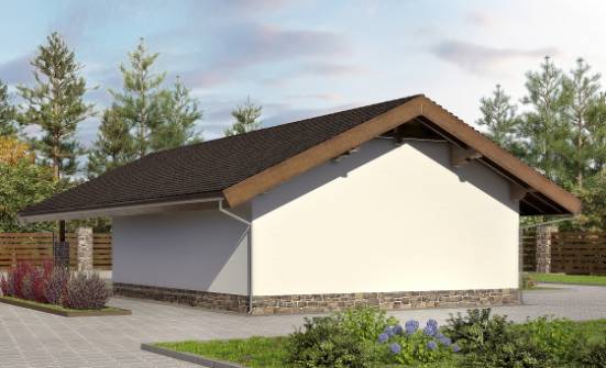 060-005-Л Проект гаража из кирпича Ковылкино | Проекты домов от House Expert