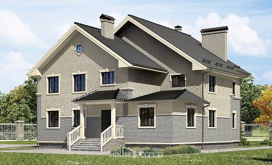 300-004-П Проект двухэтажного дома, уютный дом из твинблока Рузаевка | Проекты домов от House Expert