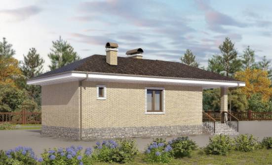 040-002-П Проект бани из арболита Ковылкино | Проекты домов от House Expert