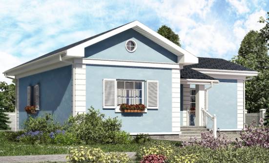 090-004-П Проект одноэтажного дома, экономичный дом из арболита Саранск | Проекты домов от House Expert