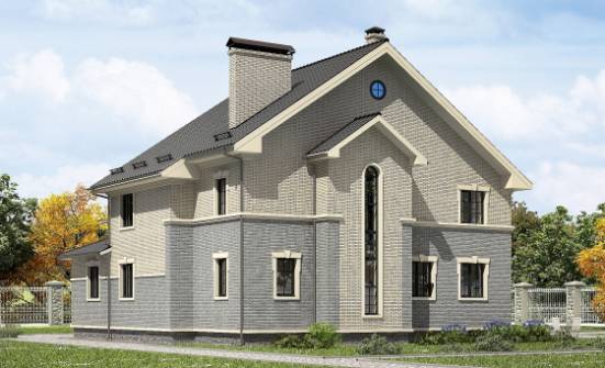300-004-П Проект двухэтажного дома, уютный дом из твинблока Рузаевка | Проекты домов от House Expert