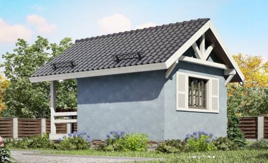 020-001-Л Проект одноэтажного дома, бюджетный загородный дом из бревен Саранск | Проекты домов от House Expert