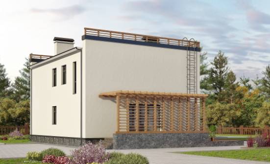 215-002-Л Проект двухэтажного дома, простой домик из керамзитобетонных блоков Саранск | Проекты домов от House Expert