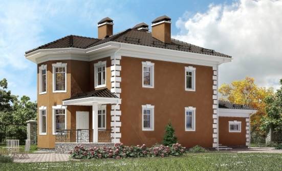 150-006-П Проект двухэтажного дома, гараж, бюджетный дом из блока Рузаевка | Проекты домов от House Expert