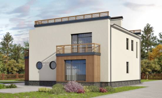 215-002-Л Проект двухэтажного дома, простой домик из керамзитобетонных блоков Саранск | Проекты домов от House Expert