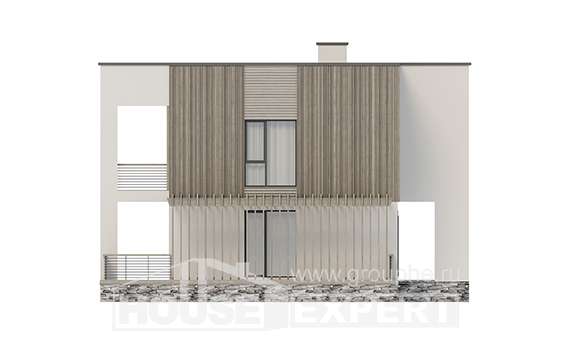 150-017-П Проект двухэтажного дома, компактный домик из пеноблока, Рузаевка