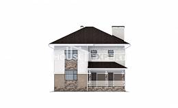 150-014-П Проект двухэтажного дома, доступный домик из пеноблока, Ковылкино
