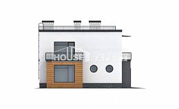 260-002-П Проект двухэтажного дома, гараж, огромный домик из пеноблока, Рузаевка
