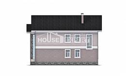 170-008-П Проект двухэтажного дома, классический домик из бризолита, Саранск