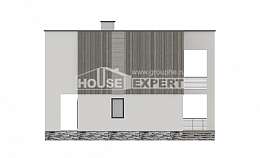 150-017-П Проект двухэтажного дома, современный домик из теплоблока, Рузаевка